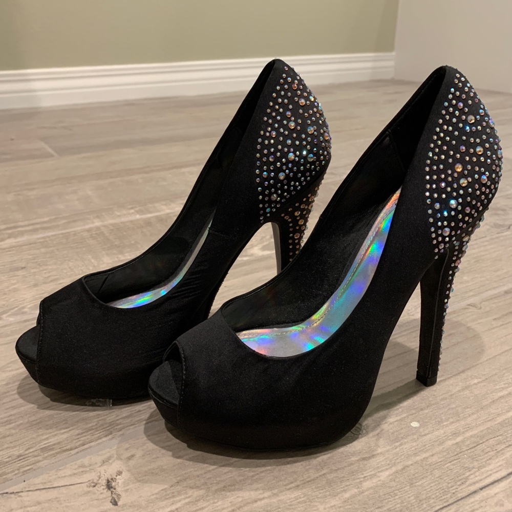 Jeweled Heels
